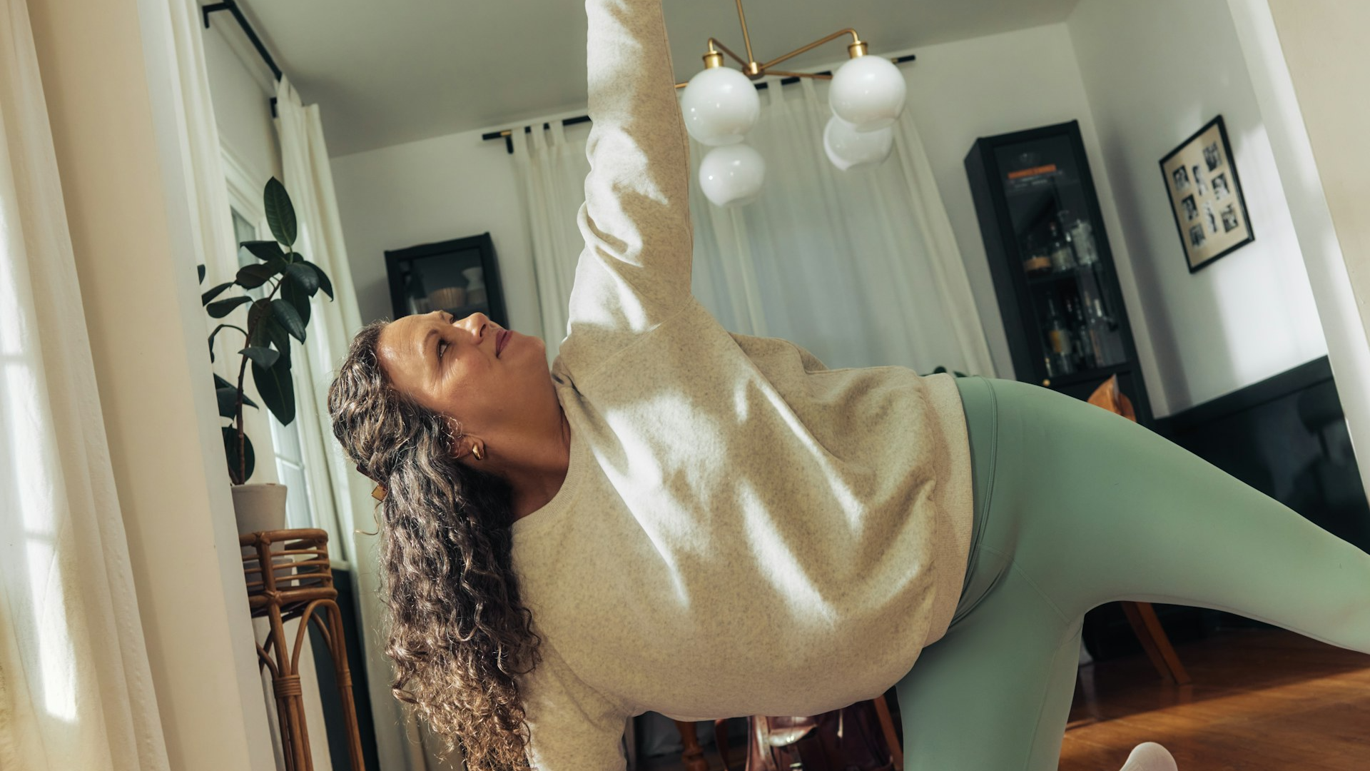 Training at home with a simple, structured plan